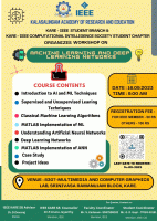 One day IEEE Workshop on Machine Learning and Deep Learning Networks 2023 Workshop Poster